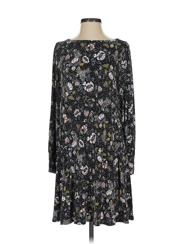Pre-owned Ann Taylor Loft Casual Dress In Black