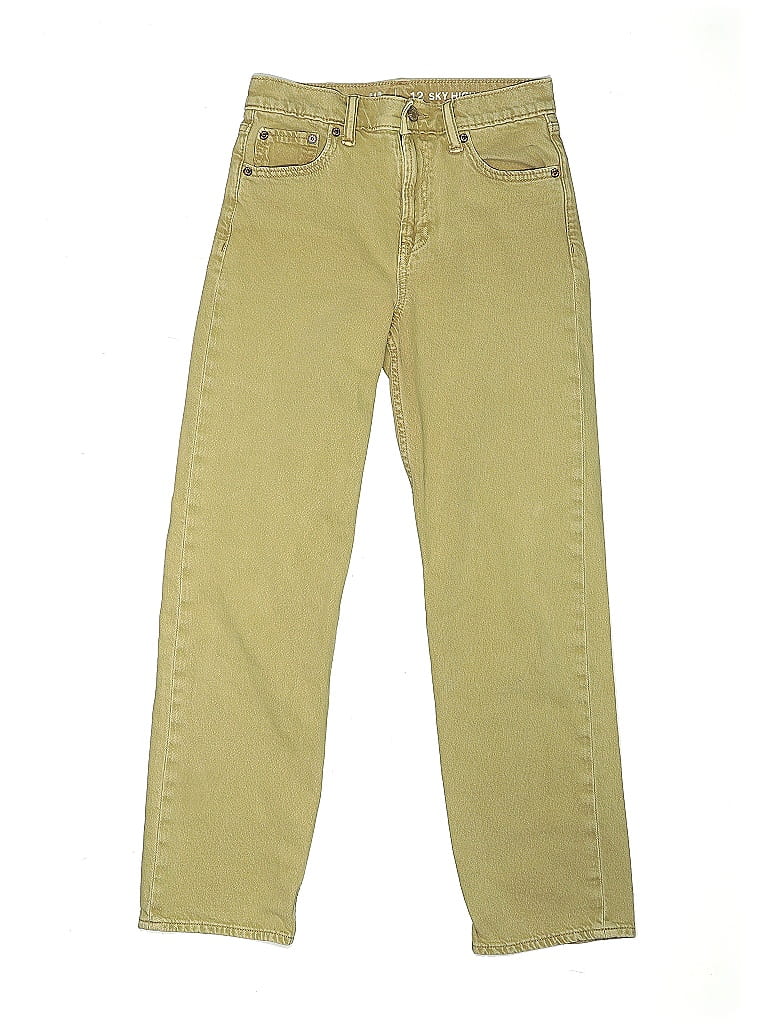 Gap Yellow Tan Jeans Size 12 (big kids) - photo 1