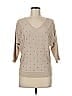 Catherine Malandrino Polka Dots Tan Pullover Sweater Size M - photo 1