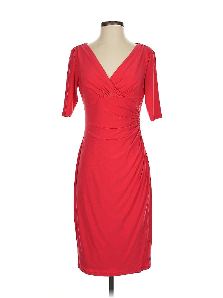 Lauren by Ralph Lauren Red Cocktail Dress Size 4 72% off ThredUp