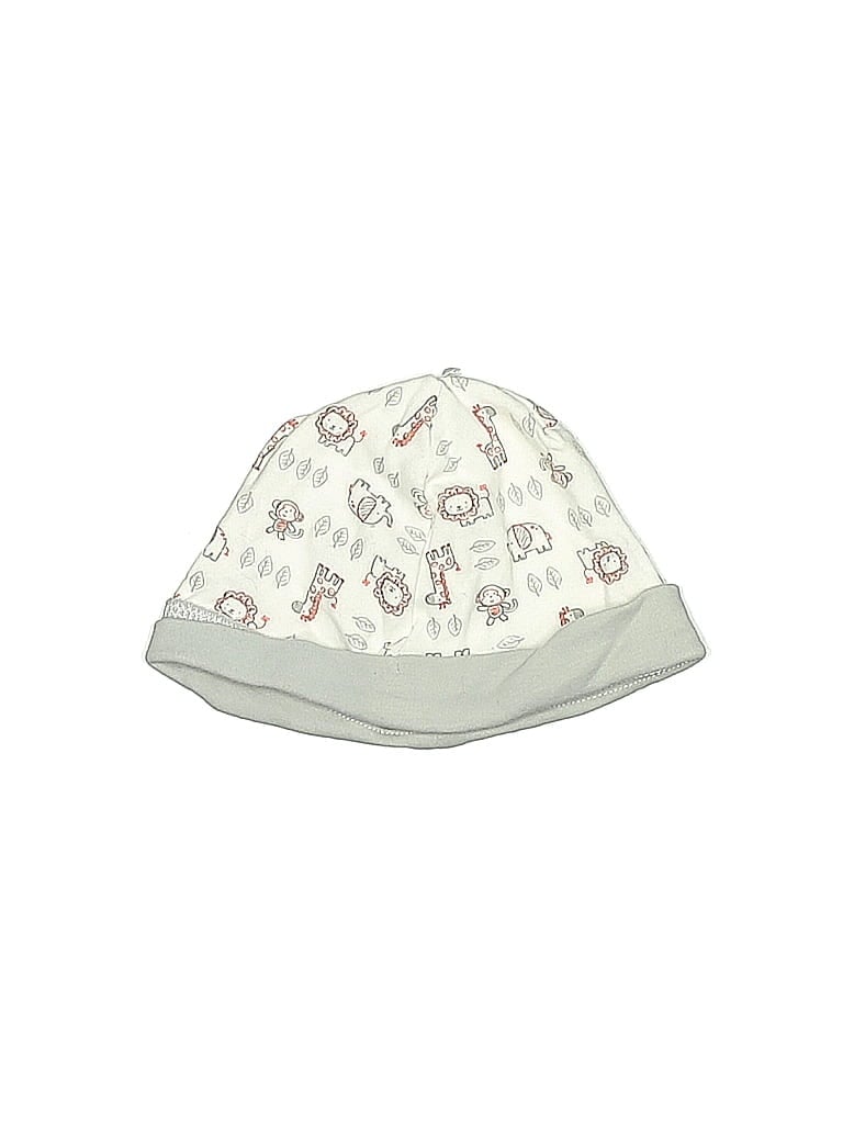 Pre-owned Assorted Brands Babies' Beanie Hat In White