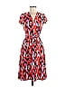 Leota Print Red Casual Dress Size M - photo 1