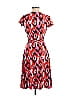 Leota Print Red Casual Dress Size M - photo 2