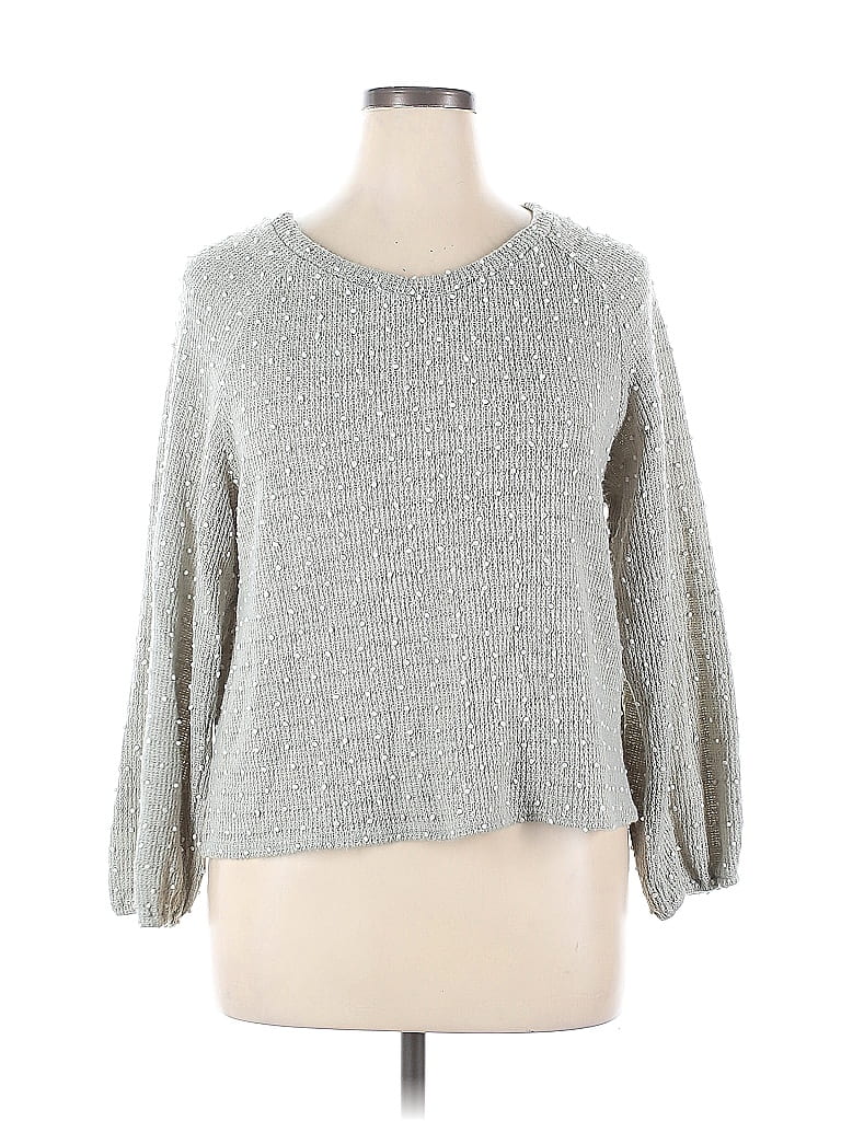 Click to view more detailed imagery on our partner's website Pre-owned Blu Pepper Pullover Sweater In Gray