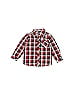 Rugged Bear Plaid Red Long Sleeve Button-Down Shirt Size 3 - photo 1