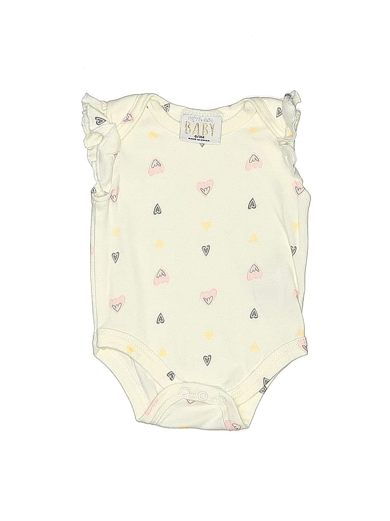 Click to view more detailed imagery on our partner's website Pre-owned Assorted Brands Babies' Short Sleeve Onesie In White