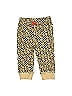 Hb 100% Cotton Animal Print Gold Yellow Casual Pants Size 6-9 mo - photo 1