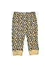 Hb 100% Cotton Animal Print Gold Yellow Casual Pants Size 6-9 mo - photo 2