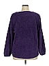 Wildfox 100% Polyester Purple Pullover Sweater Size XL - photo 2
