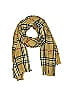 V.Fraas 100% Acrylic Plaid Yellow Brown Scarf One size - photo 1