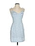 TWIIN Solid Blue Cocktail Dress Size XS - photo 1