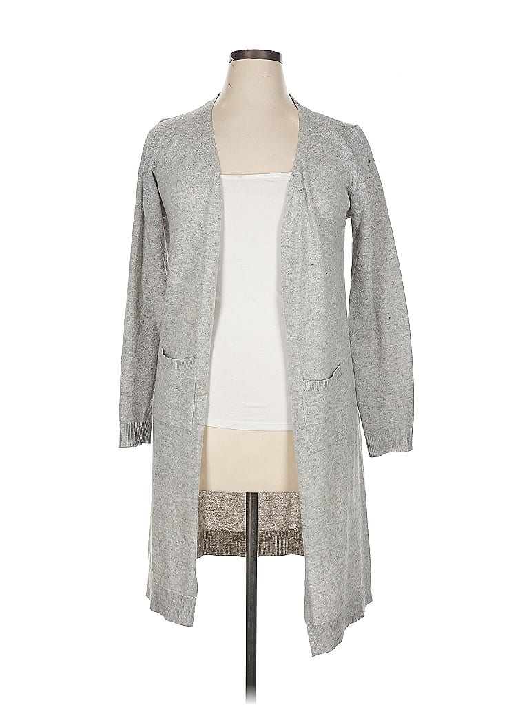 Pre-owned Elodie Cardigan Sweater In Gray