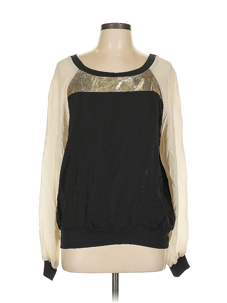 Blouse En Soie Dora Landa - Couleur Rose Vif Et Orange, Taille XS, Neuve
