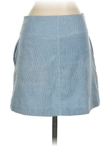 She + Sky Denim Skirt (view 2)
