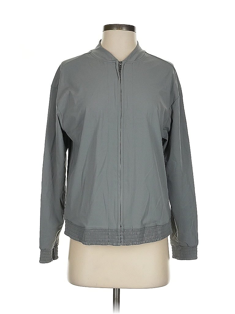 Pre-owned Soma Track Jacket In Gray