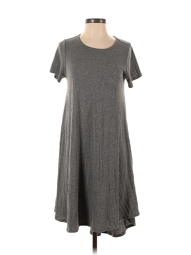 Pre-owned Lularoe Casual Dress In Gray