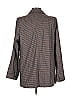 Sanctuary 100% Polyester Houndstooth Gray Blazer Size L - photo 2
