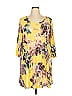 Honeyme Yellow 3/4 Sleeve Blouse Size XL - photo 1