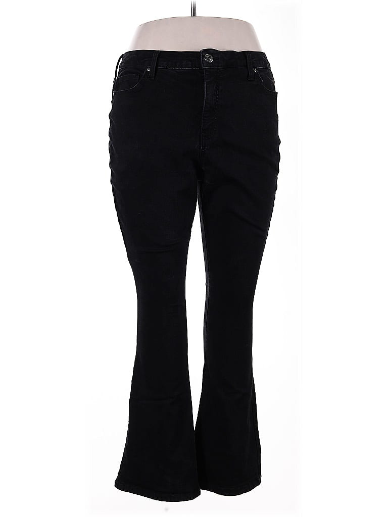 Terra & Sky Black Jeans Size 16 - photo 1