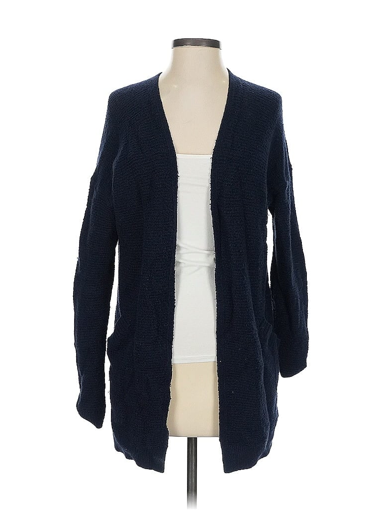 Pre-owned Ann Taylor Loft Cardigan Sweater In Blue