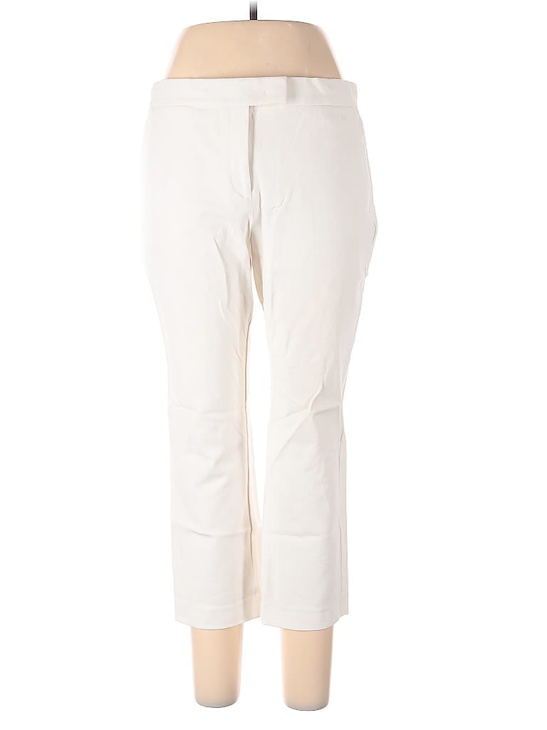 Pre-owned Ann Taylor Casual Pants In White