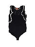 ML Monique Lhuillier Black Bodysuit Size L - photo 1