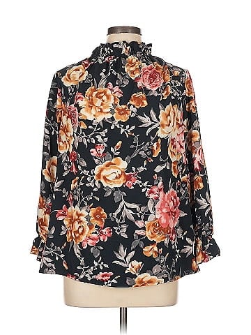 2 Hearts 3/4 Sleeve Blouse (view 1)