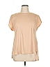 DG^2 by Diane Gilman 100% Cotton Tan Short Sleeve T-Shirt Size 1X - photo 1