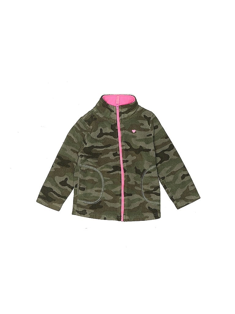 Pre-owned Carter's Kids' Cardigan Sweater In Green