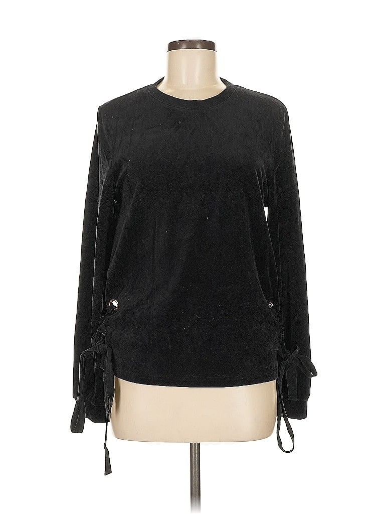 Pre-owned Love Tree Pullover Sweater In Black