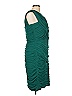 Tadashi Shoji 100% Polyester Green Cocktail Dress Size 12 - photo 4