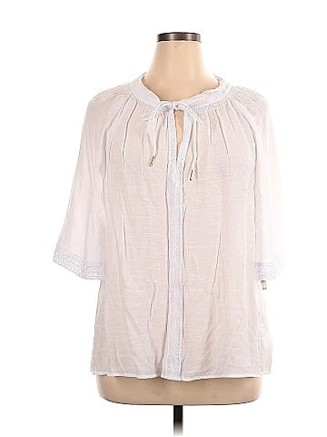 Counterparts 3/4 Sleeve Blouse (view 1)