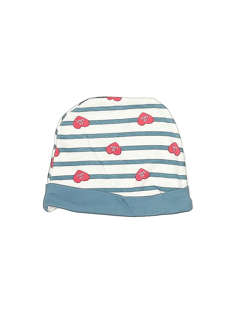Jack And Lily 100% Cotton Teal Blue Beanie Size Newborn - photo 1