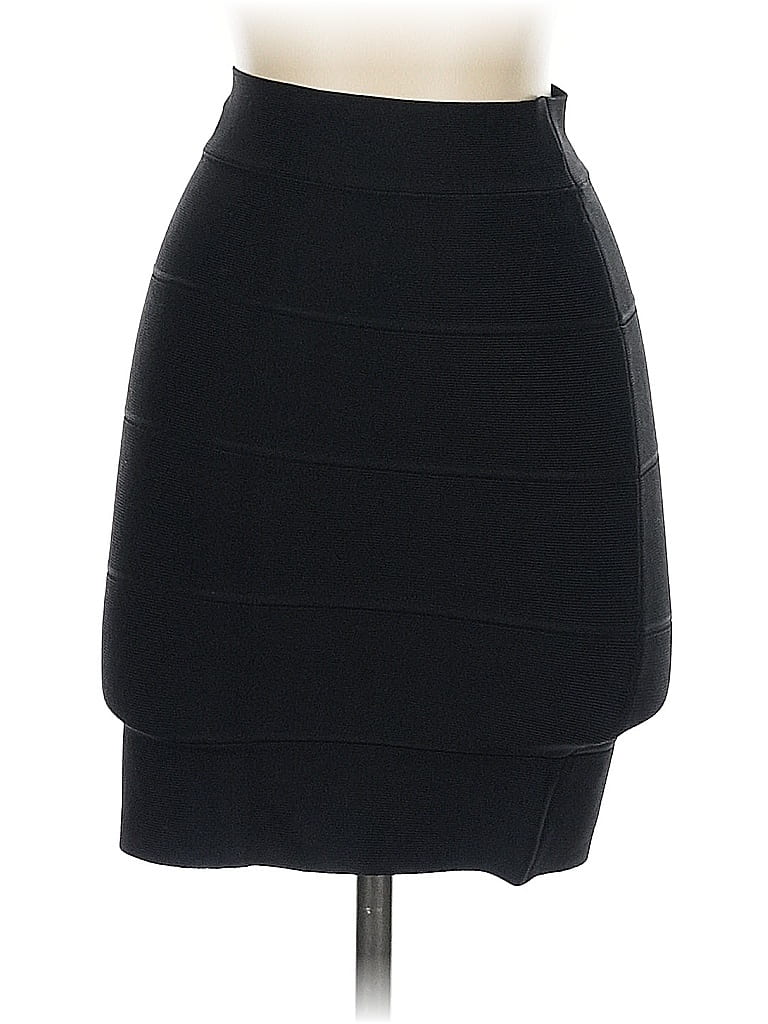 Pre-owned Bcbgmaxazria Formal Skirt In Black