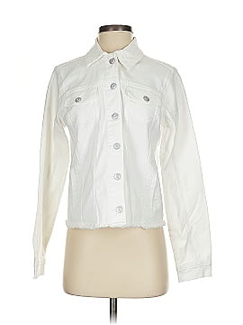 Baccini white denim jacket best sale