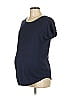 Gap - Maternity Blue Short Sleeve T-Shirt Size L - photo 1