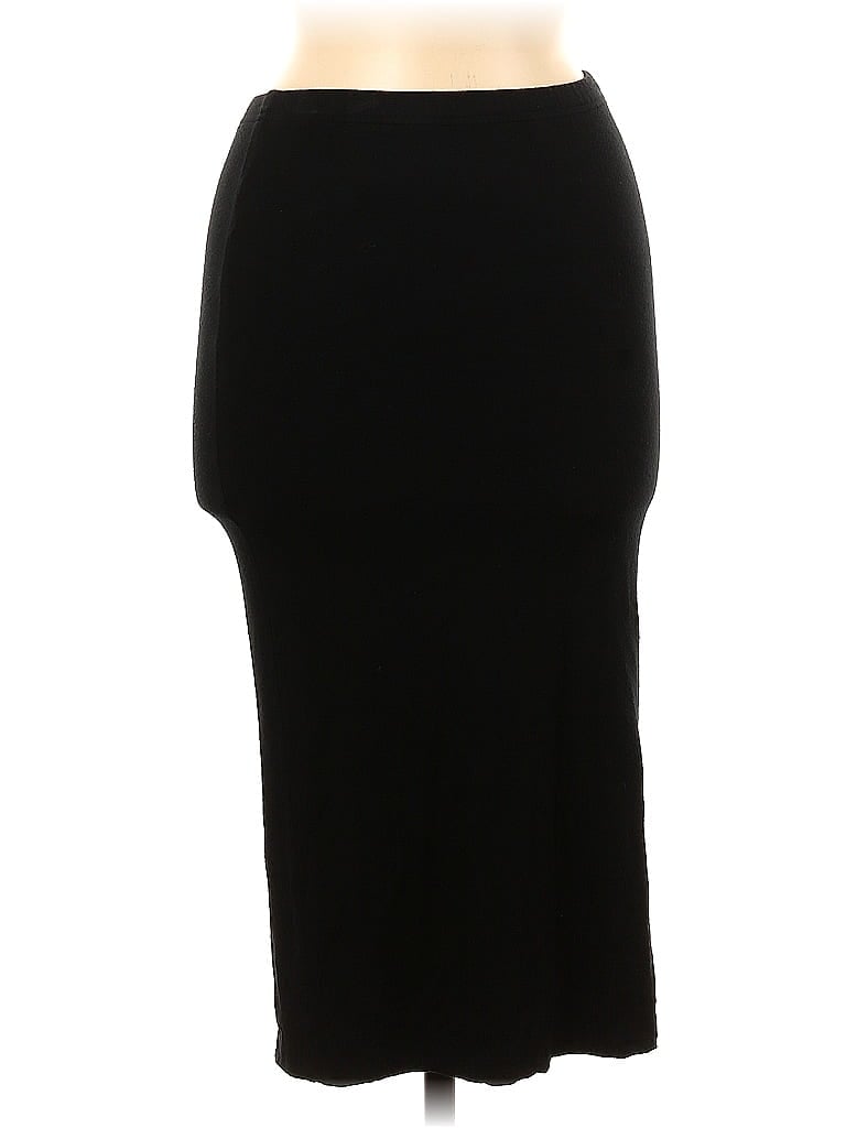 Pre-owned Leith Formal Skirt In Black