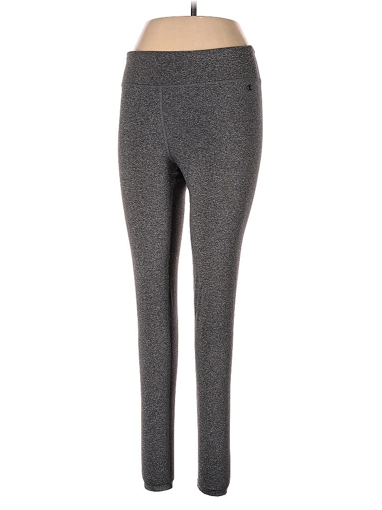 Pre-owned Champion Active Pants In Gray