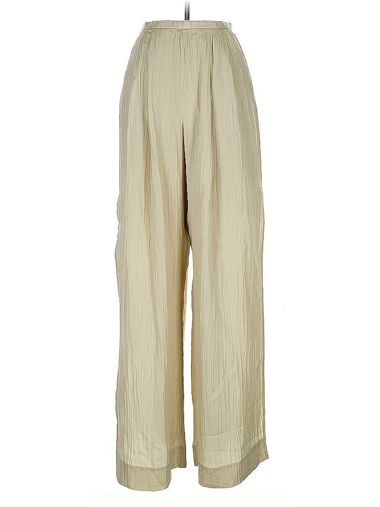 Giorgio Armani 100% Silk Gold Silk Pants Size EU (IT) 42 / US 6 - photo 1