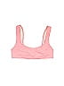 Solid & Striped Pink Swimsuit Top Size S - photo 1