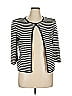 St. John Collection Silver Black Cardigan Size 14 - photo 1
