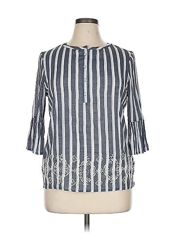Como Vintage 3/4 Sleeve Blouse (view 1)