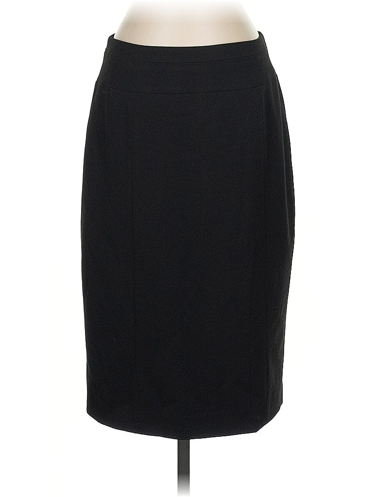 Pre-owned White House Black Market Formal Skirt In Black