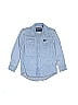 Wrangler Jeans Co 100% Cotton Blue Long Sleeve Button-Down Shirt Size 7 (big kids) - photo 1