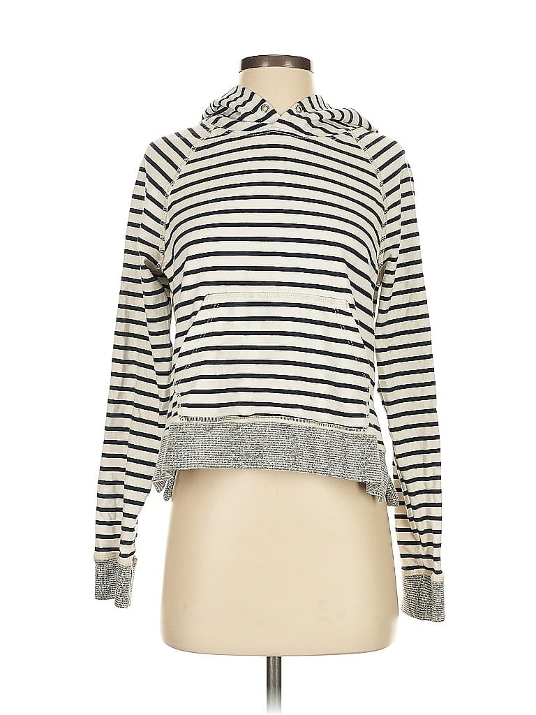 Koral Stripes Ivory Pullover Sweater Size S - photo 1