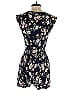 ModCloth 100% Rayon Floral Blue Romper Size XXS - photo 2