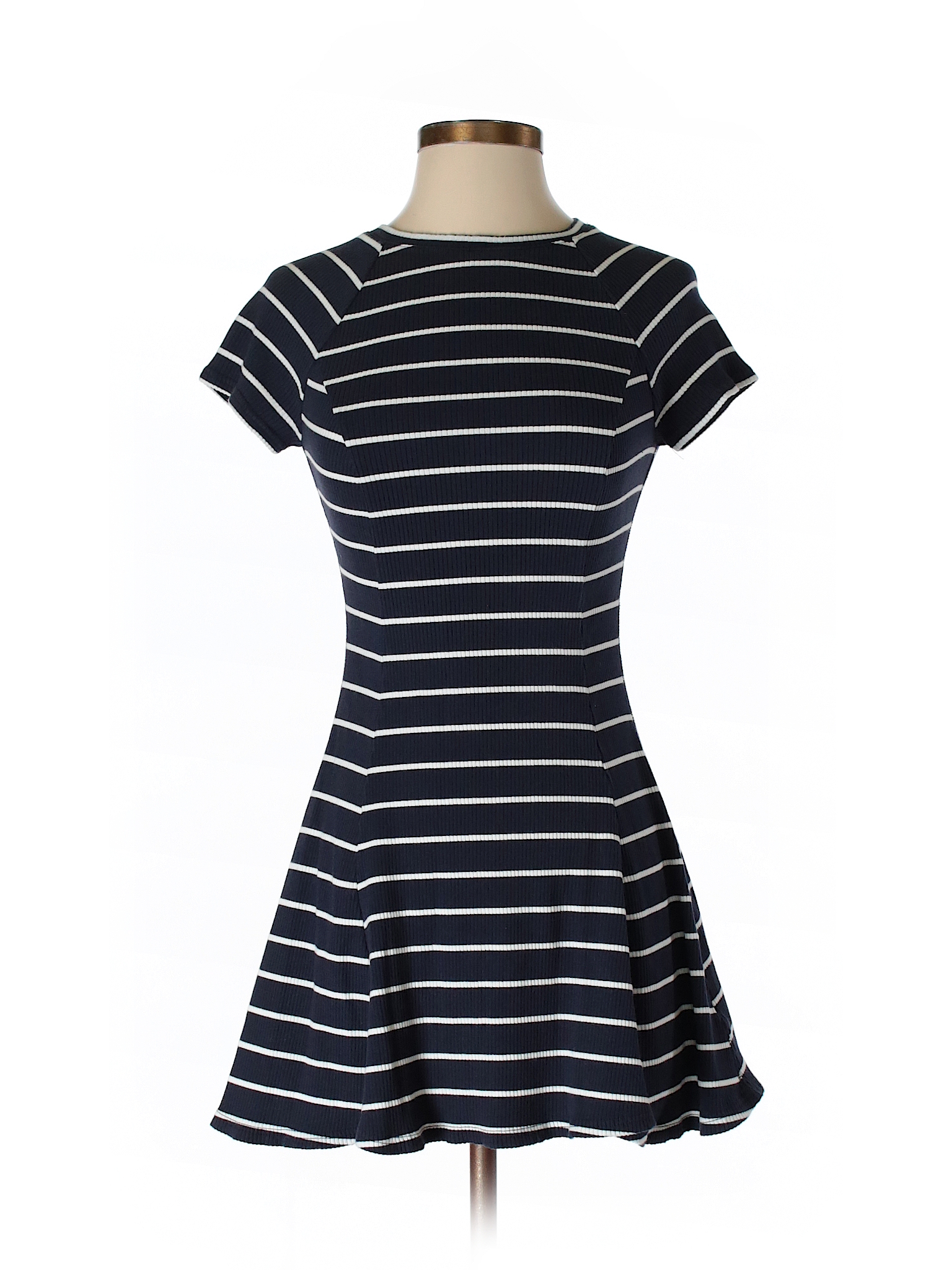 BDG Stripes Navy Blue Casual Dress Size S - 70% off | thredUP