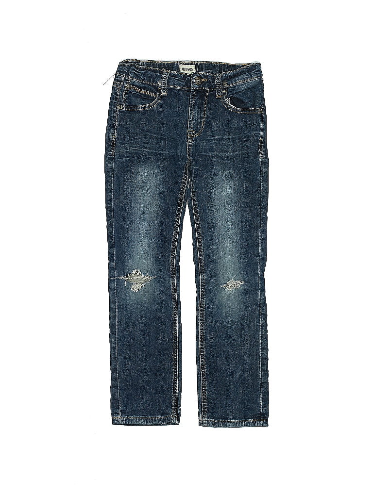 Hudson Jeans Hearts Blue Jeans Size 7 (big kids) - photo 1