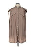 Plastic Island Tan Casual Dress Size 6 - photo 1