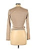 Heartloom 100% Polyester Metallic Tan Long Sleeve Top Size L - photo 2